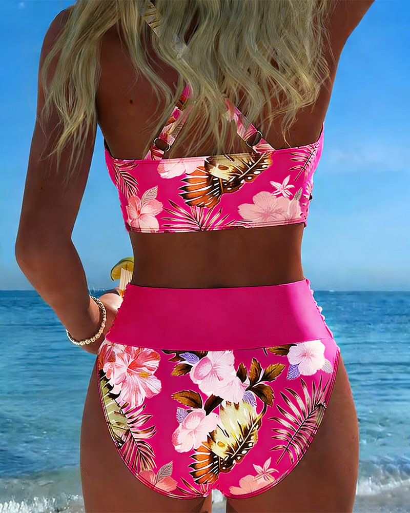 Jolina™ | Bikini a Contrasto Floreale