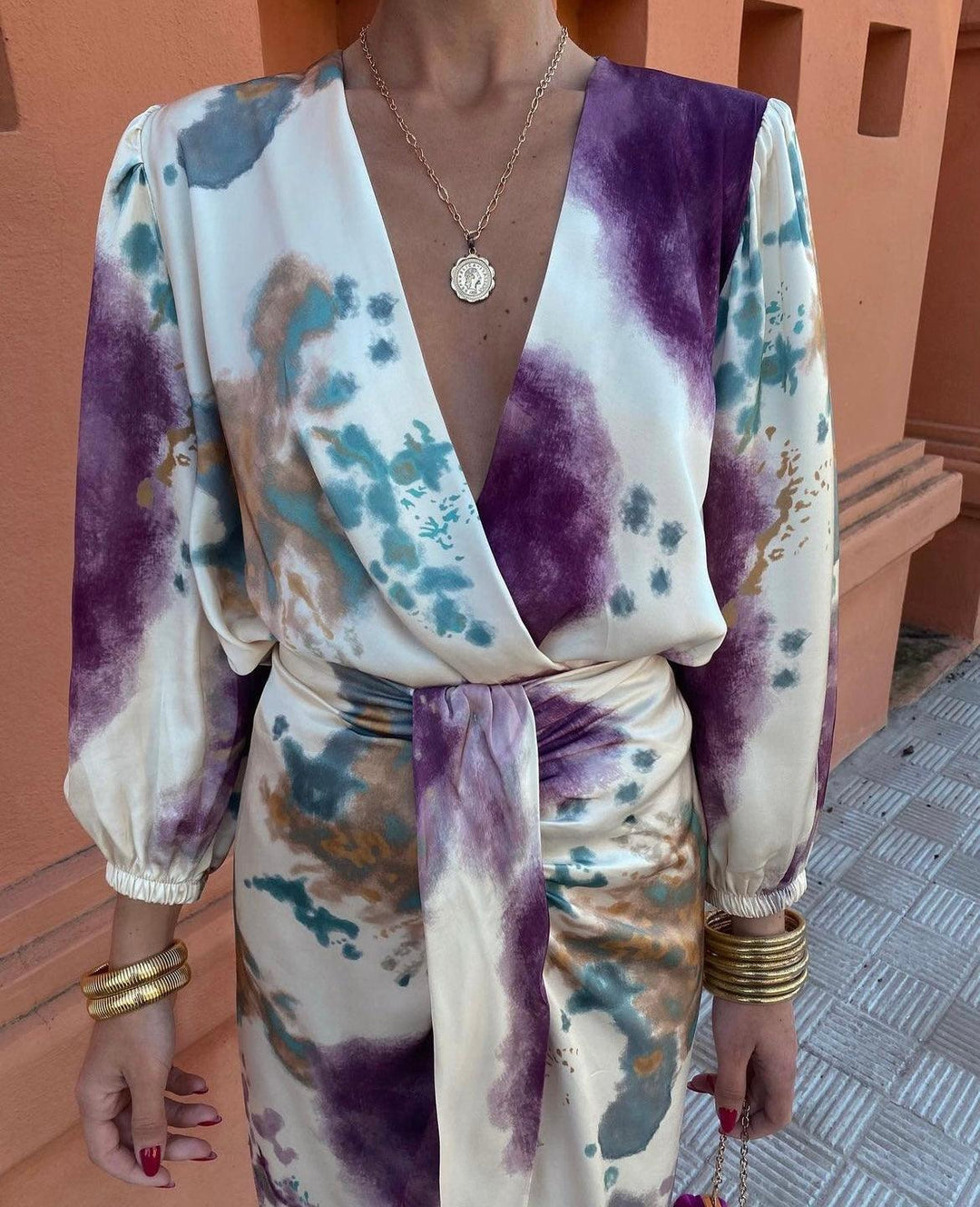 Imelda | Abito con scollo a V