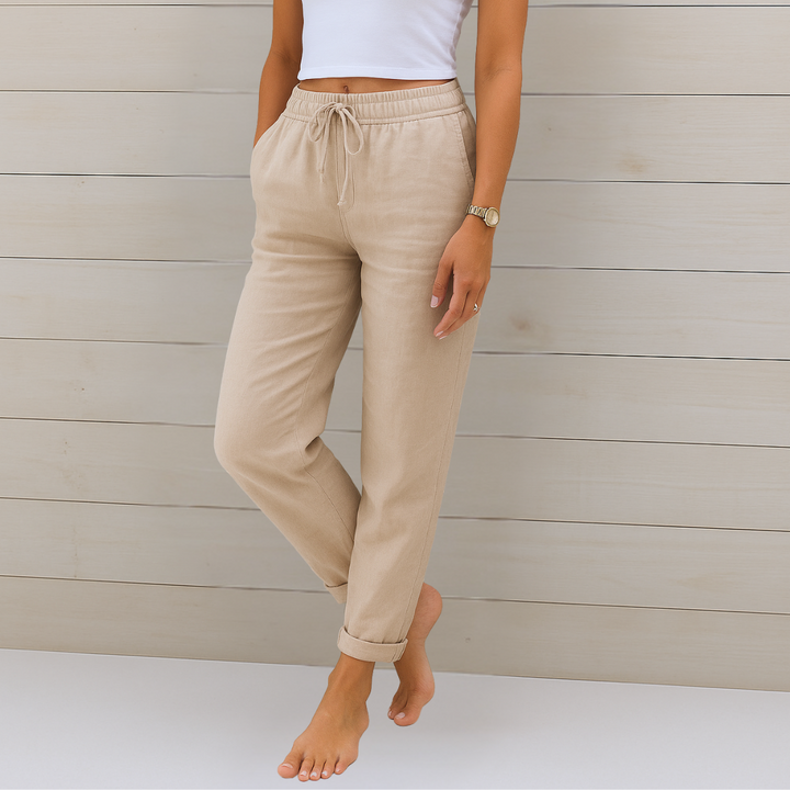 Nora | Pantaloni Eleganti e Confortevoli per un Look Casual