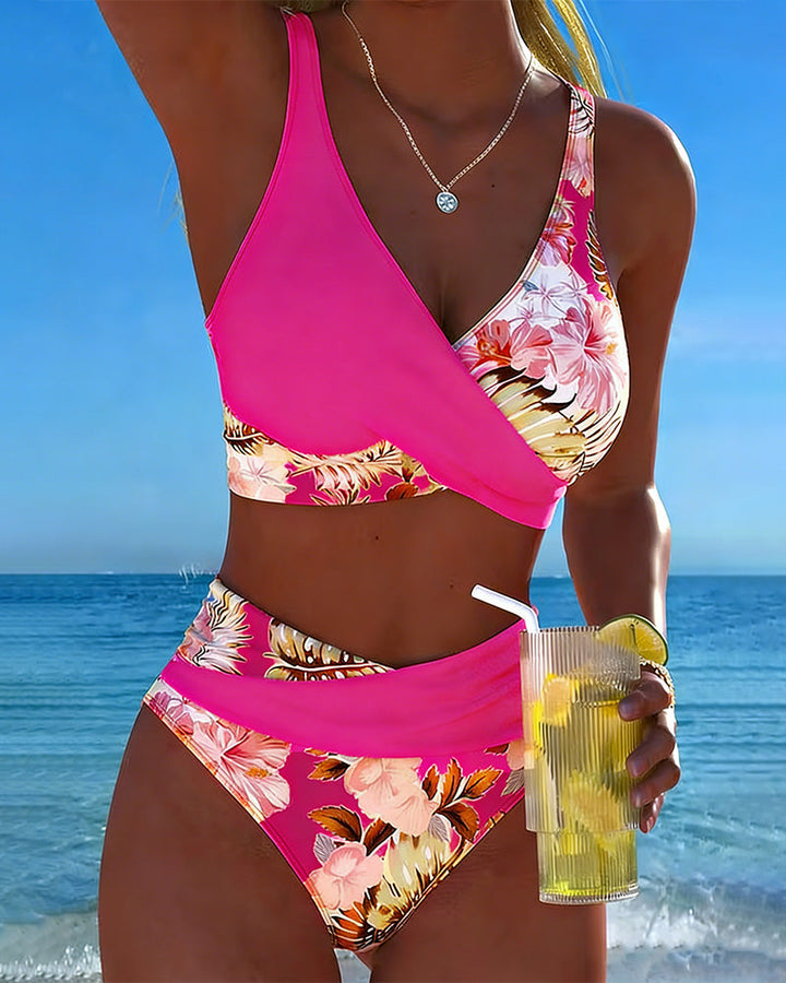 Jolina™ | Bikini a Contrasto Floreale