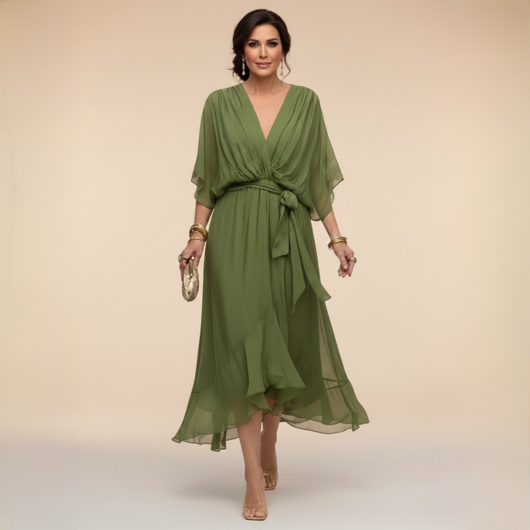 Eleanora | Abito Chiffon Scollo V