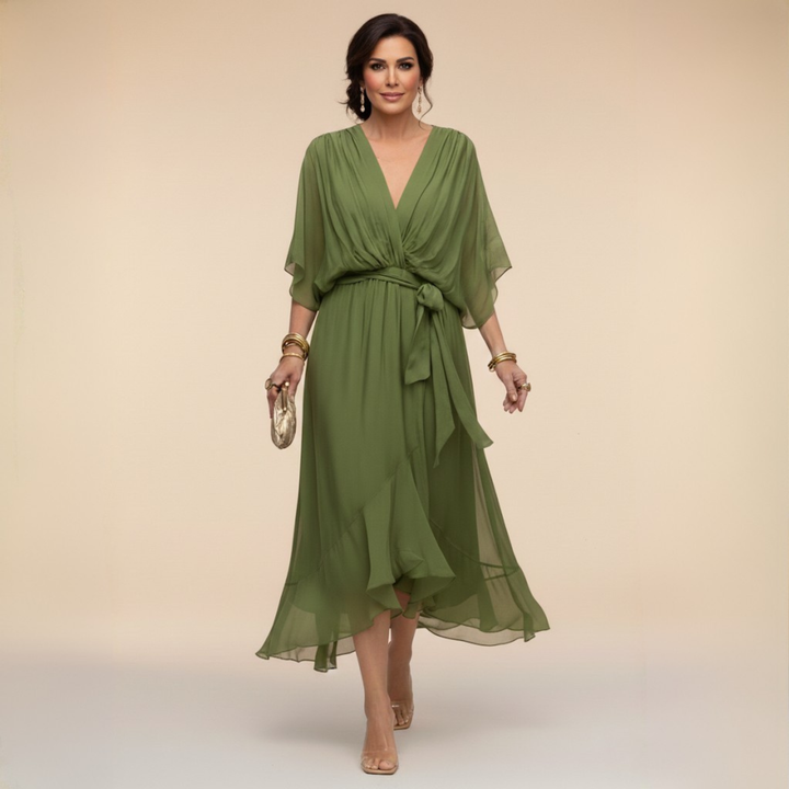 Eleanora | Abito Chiffon Scollo V