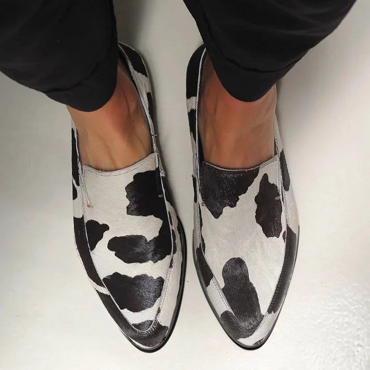 Becca - Scarpe con Stampa Vacca