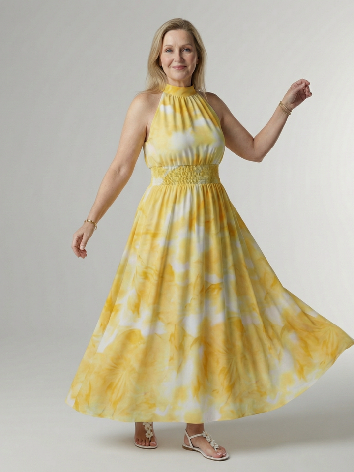 Sylin | Vestito Midi con Allacciatura