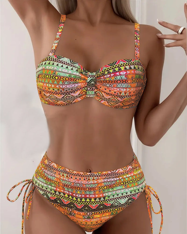 Jada™ | Set Bikini Sexy con Stampa Etnica