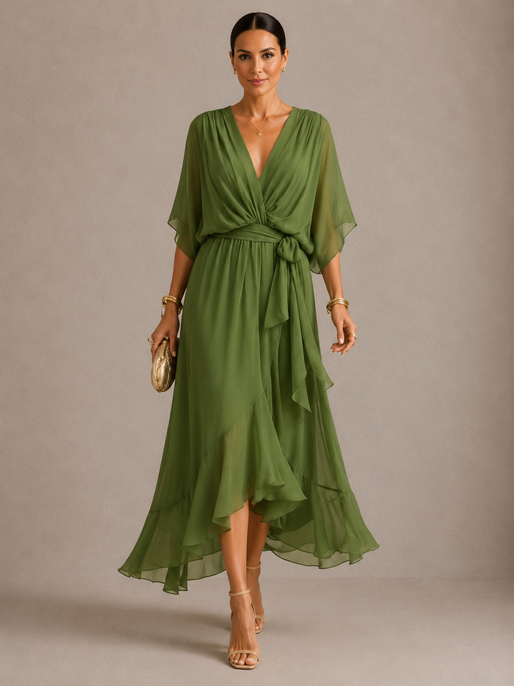 Eleanora | Abito Chiffon Scollo V