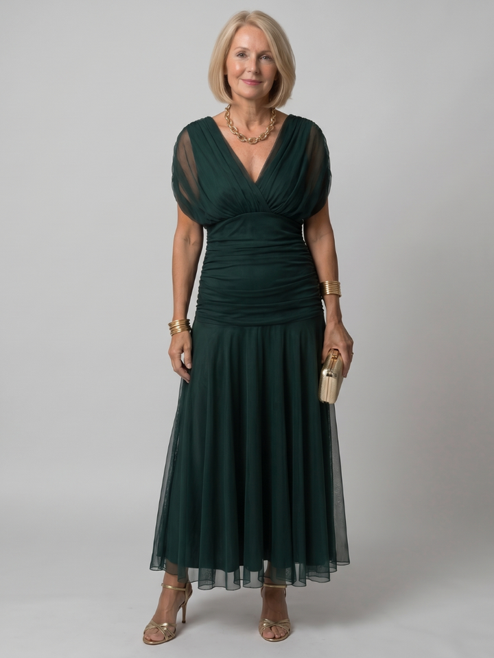 Calen | Abito Midi Off Shoulder