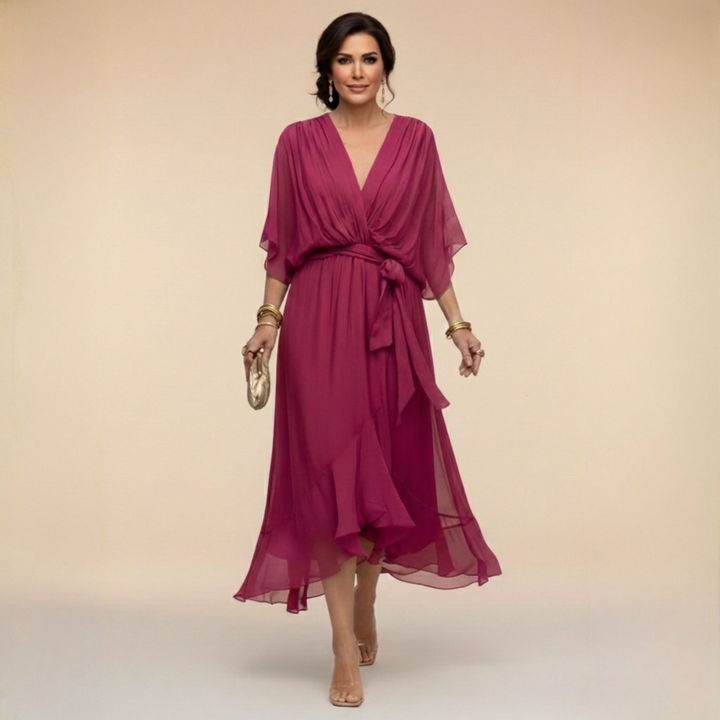 Eleanora | Abito Chiffon Scollo V