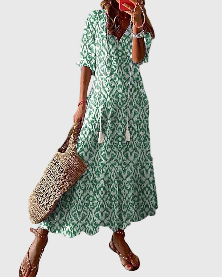 Amalia | Vestito Maxy Estivo Boho Vintage