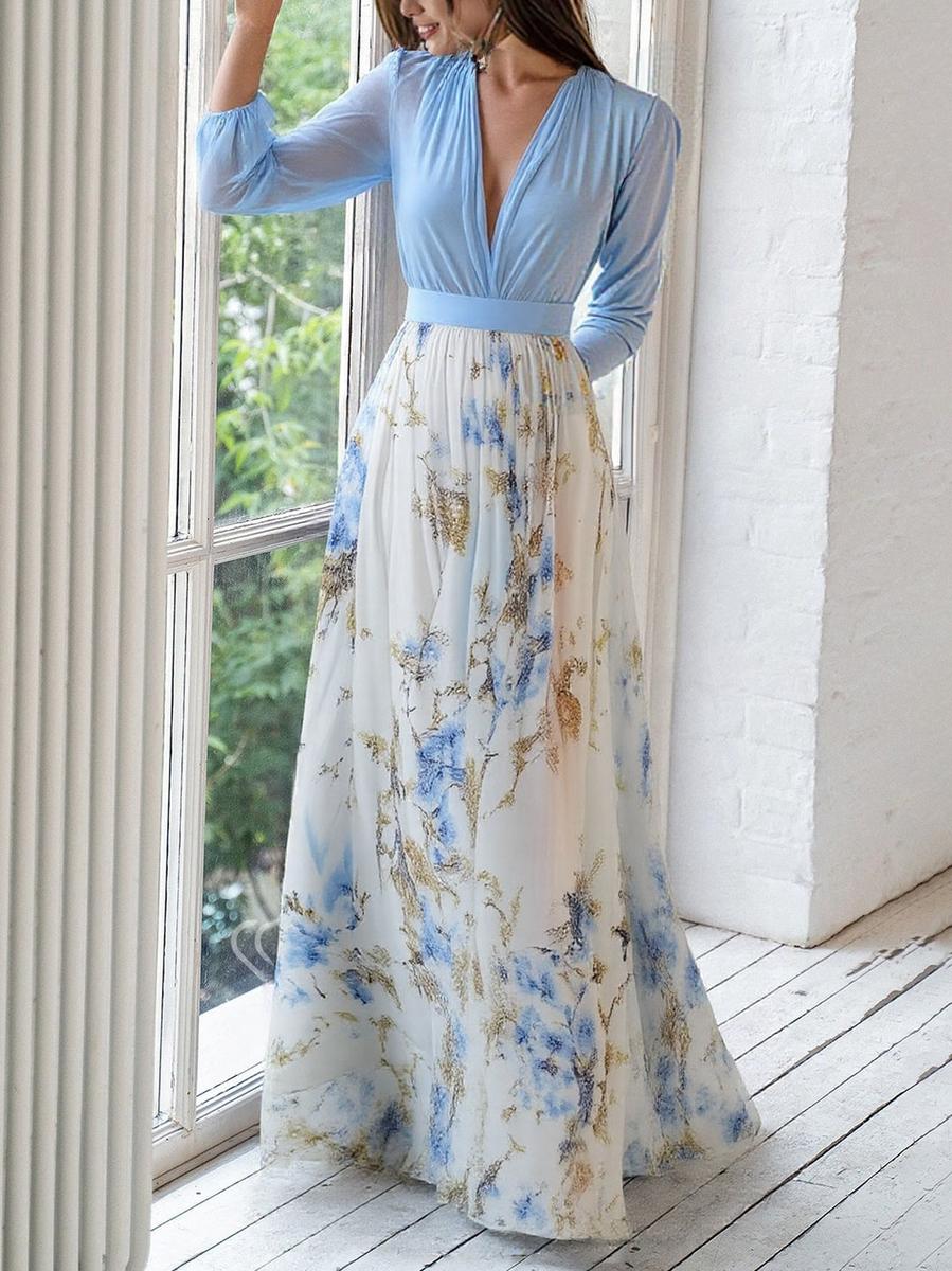 Abito Maxi Fiori Pénélope | Eleganza Eterna