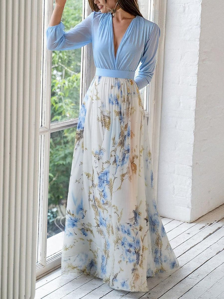Abito Maxi Fiori Pénélope | Eleganza Eterna