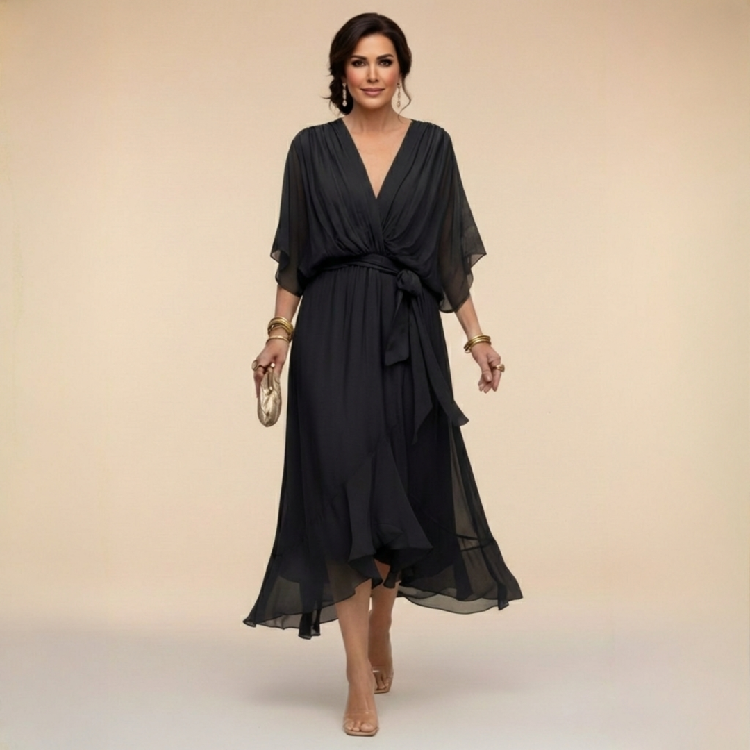 Eleanora | Abito Chiffon Scollo V