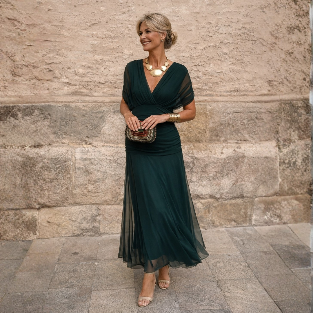 Lina - Maxi abito senza spalle