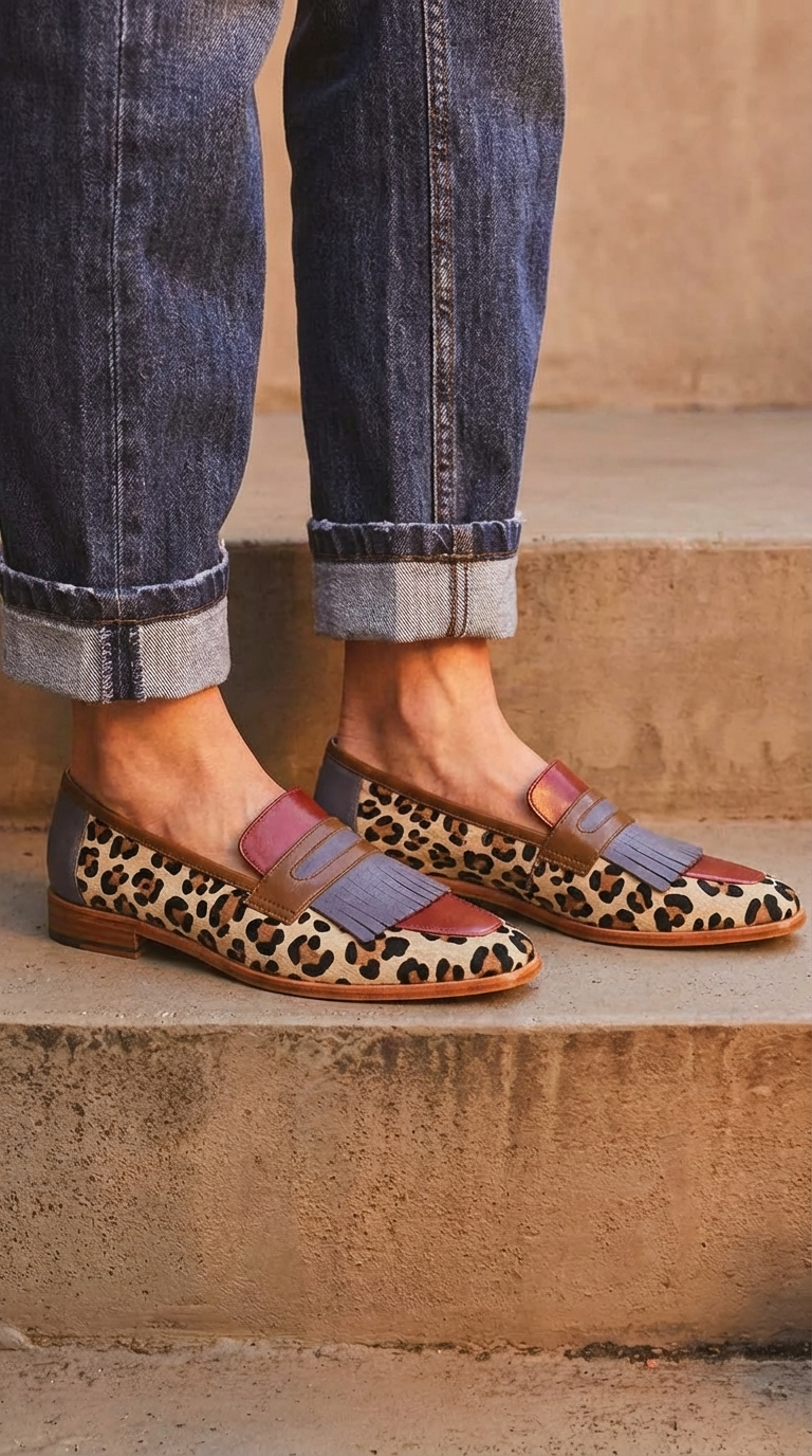 Zelda - Mocassino Elegante Leopardo