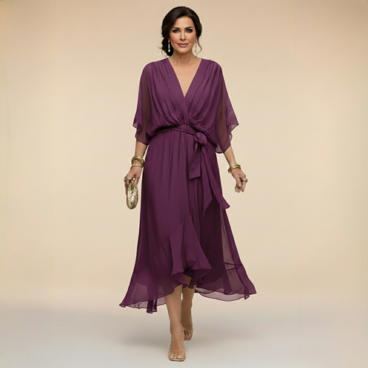 Eleanora | Abito Chiffon Scollo V