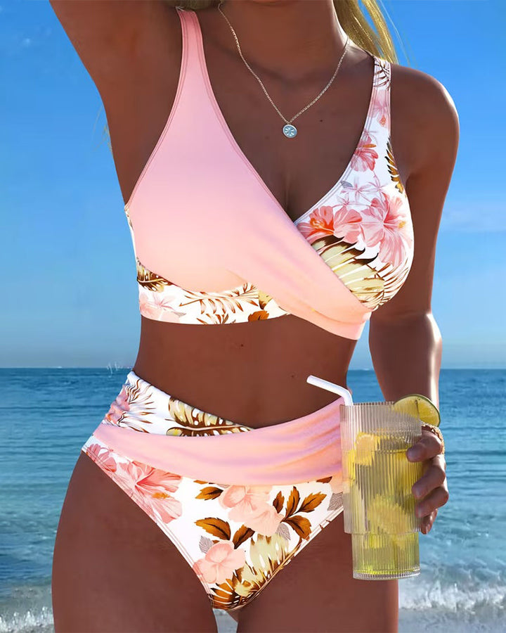Jolina™ | Bikini a Contrasto Floreale