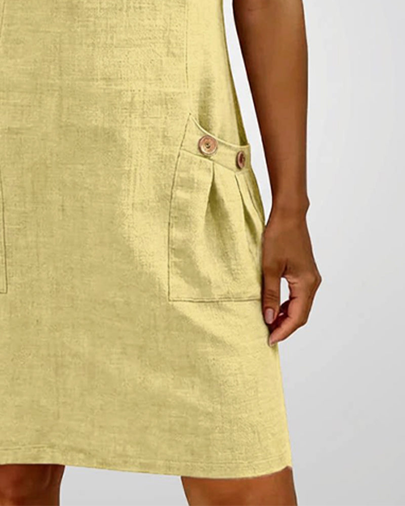 Nina | Abito in cotone con zip