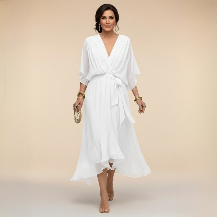 Eleanora | Abito Chiffon Scollo V
