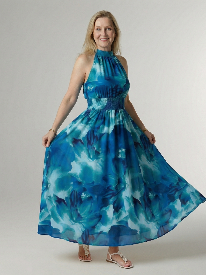 Sylin | Vestito Midi con Allacciatura