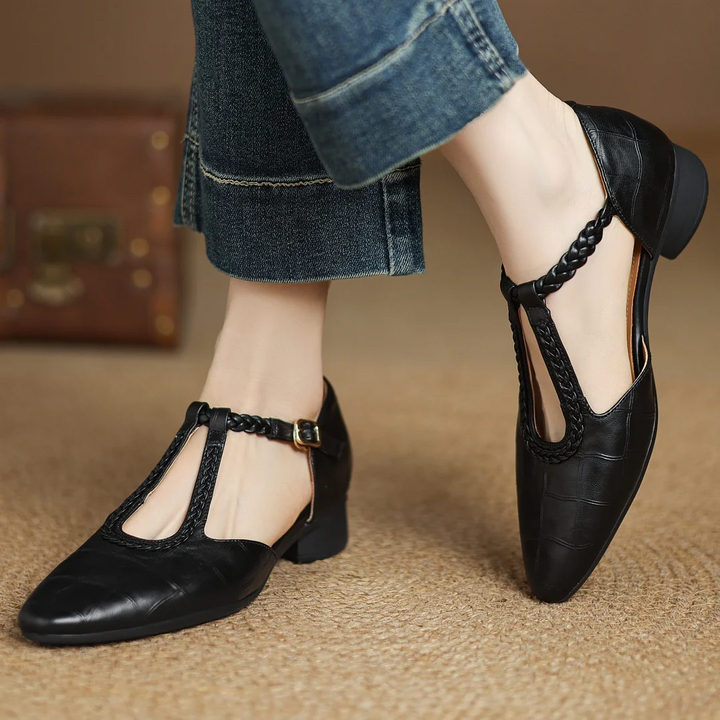Mary Janes in pelle