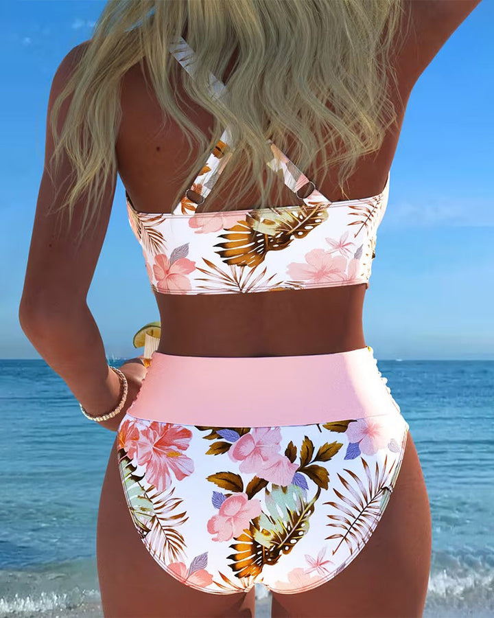 Jolina™ | Bikini a Contrasto Floreale