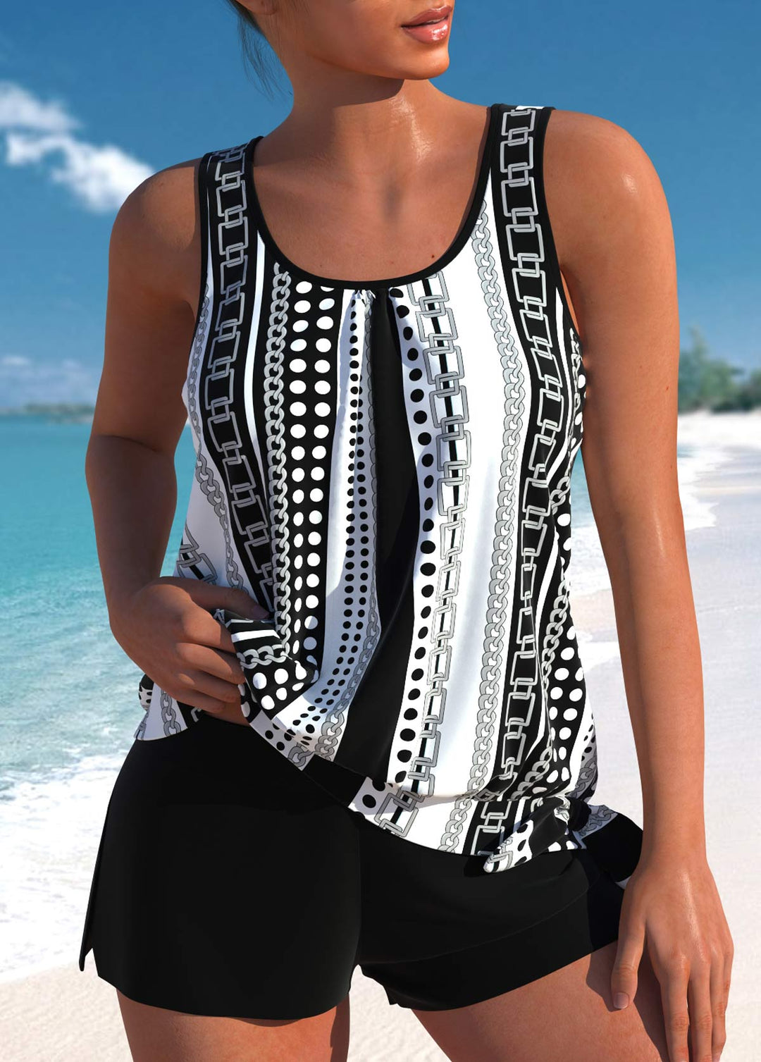 Helena™ | Set Tankini Floreale Elegante per Donne