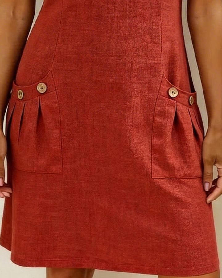 Nina | Abito in cotone con zip