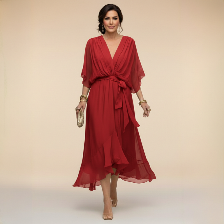Eleanora | Abito Chiffon Scollo V