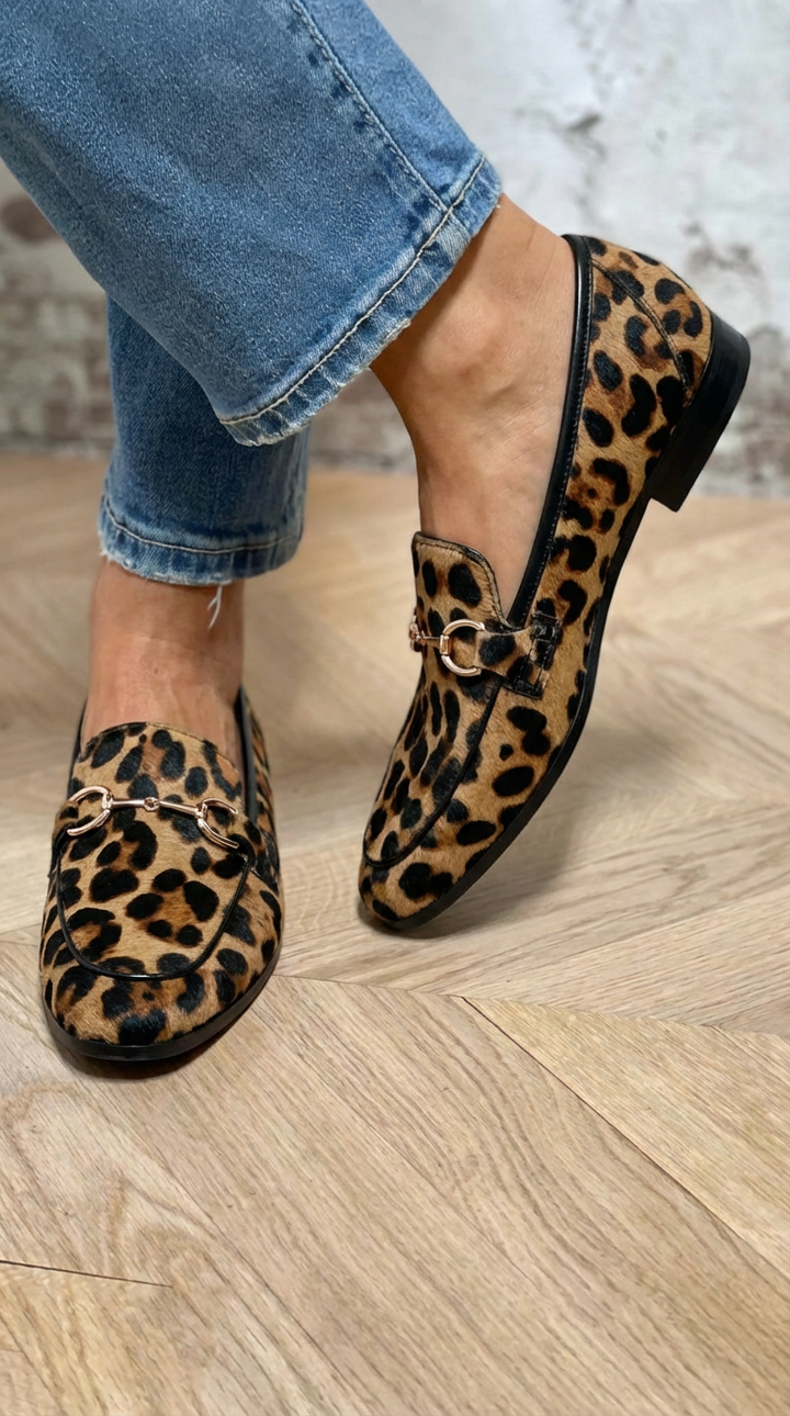 Adrianna - Mocassini Leopardo Audace