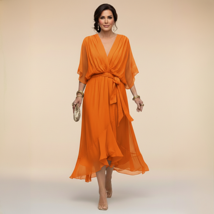 Eleanora | Abito Chiffon Scollo V