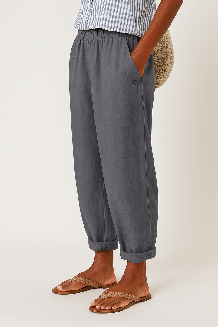 Elena | Pantaloni Eleganti con Tasche Laterali