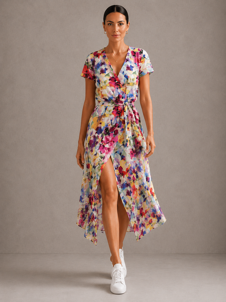 Dina | Abito Floreale Elegante