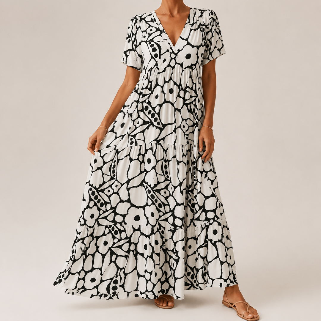 LARISSA ABITO CON STAMPA BOHEMIANA