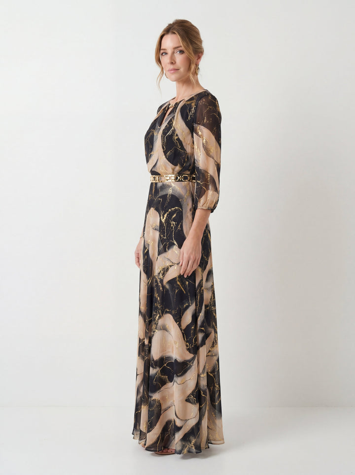 Abito in Georgette Stampato - Eleganza e Sophisticazione