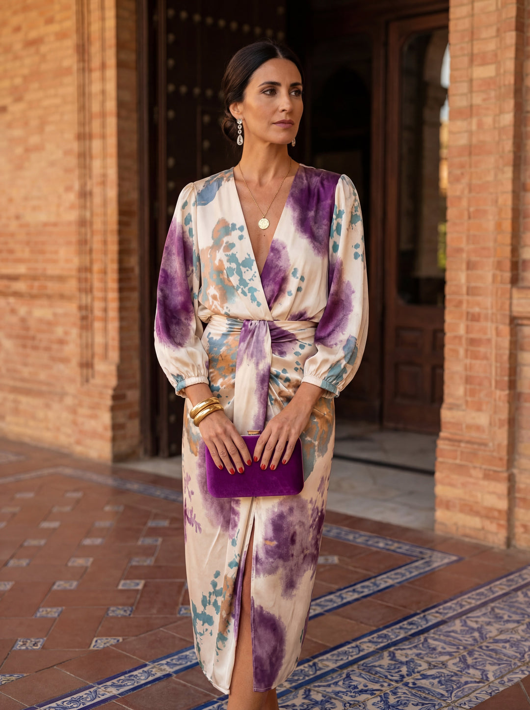 Imelda | Abito con scollo a V