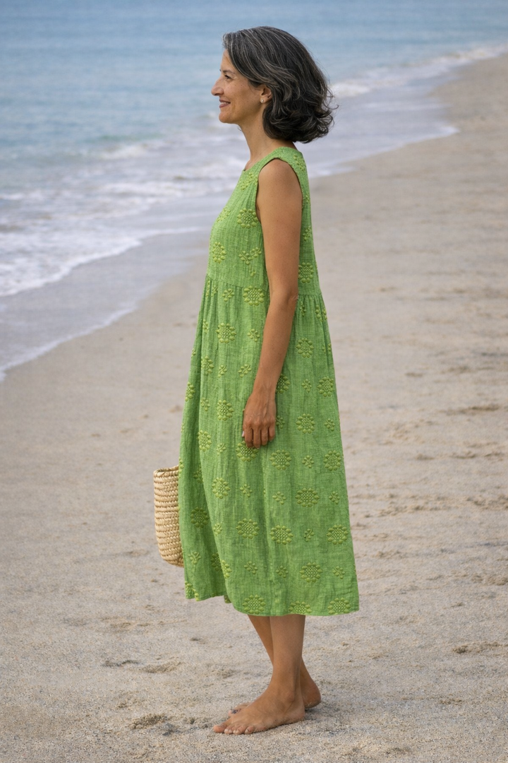 Sara | Vestito midi stampato