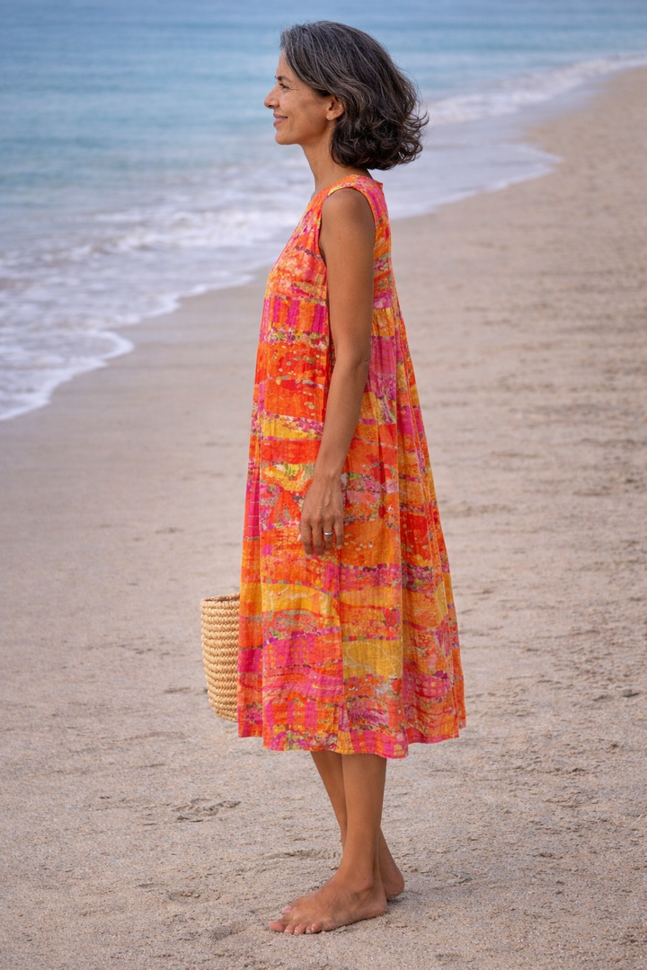 Flora | Vestito Midi Crepuscolo