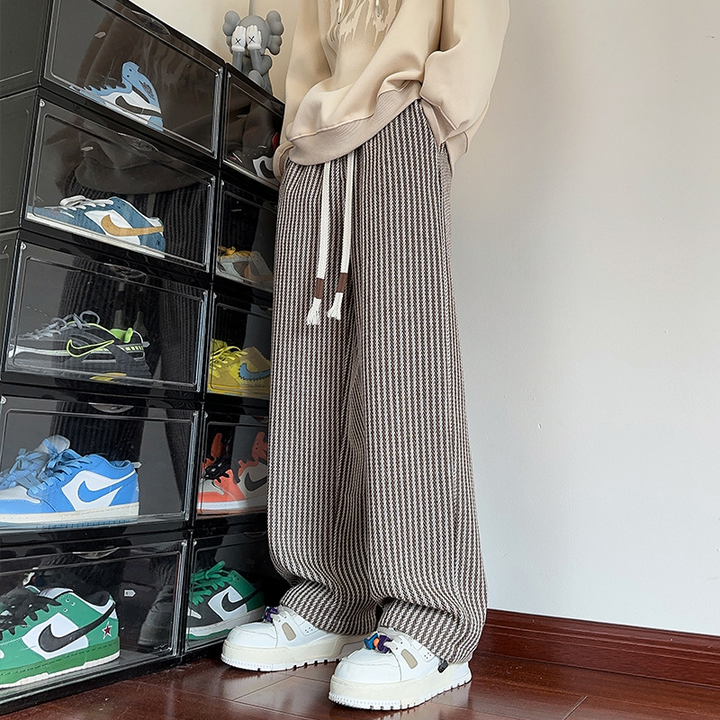 XAVIERA – Modern Striped Sweatpants