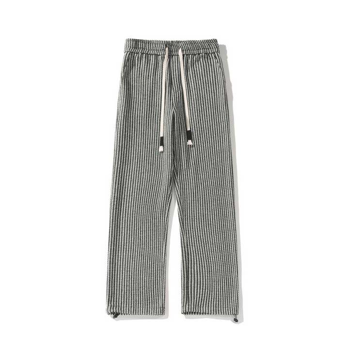 XAVIERA – Modern Striped Sweatpants