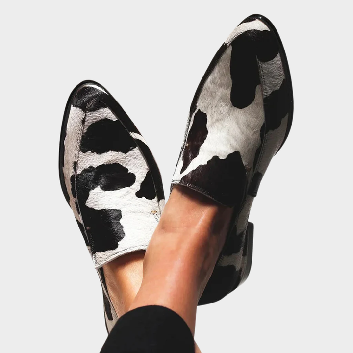 Becca - Scarpe con Stampa Vacca