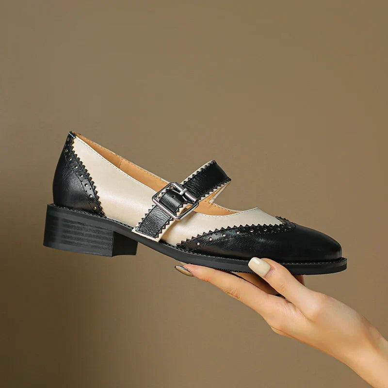Miana Mary Janes in Pelle