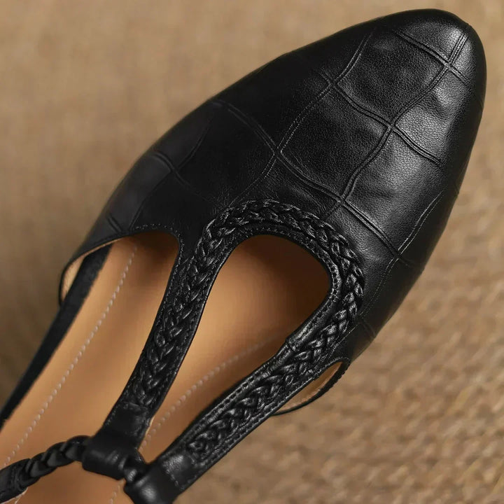 Mary Janes in pelle