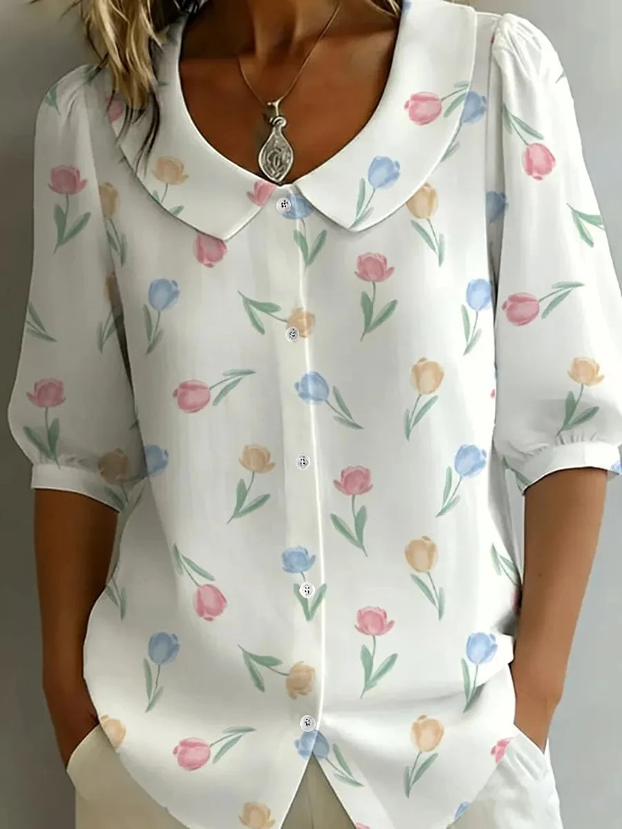 Emma - Camicetta Floreale
