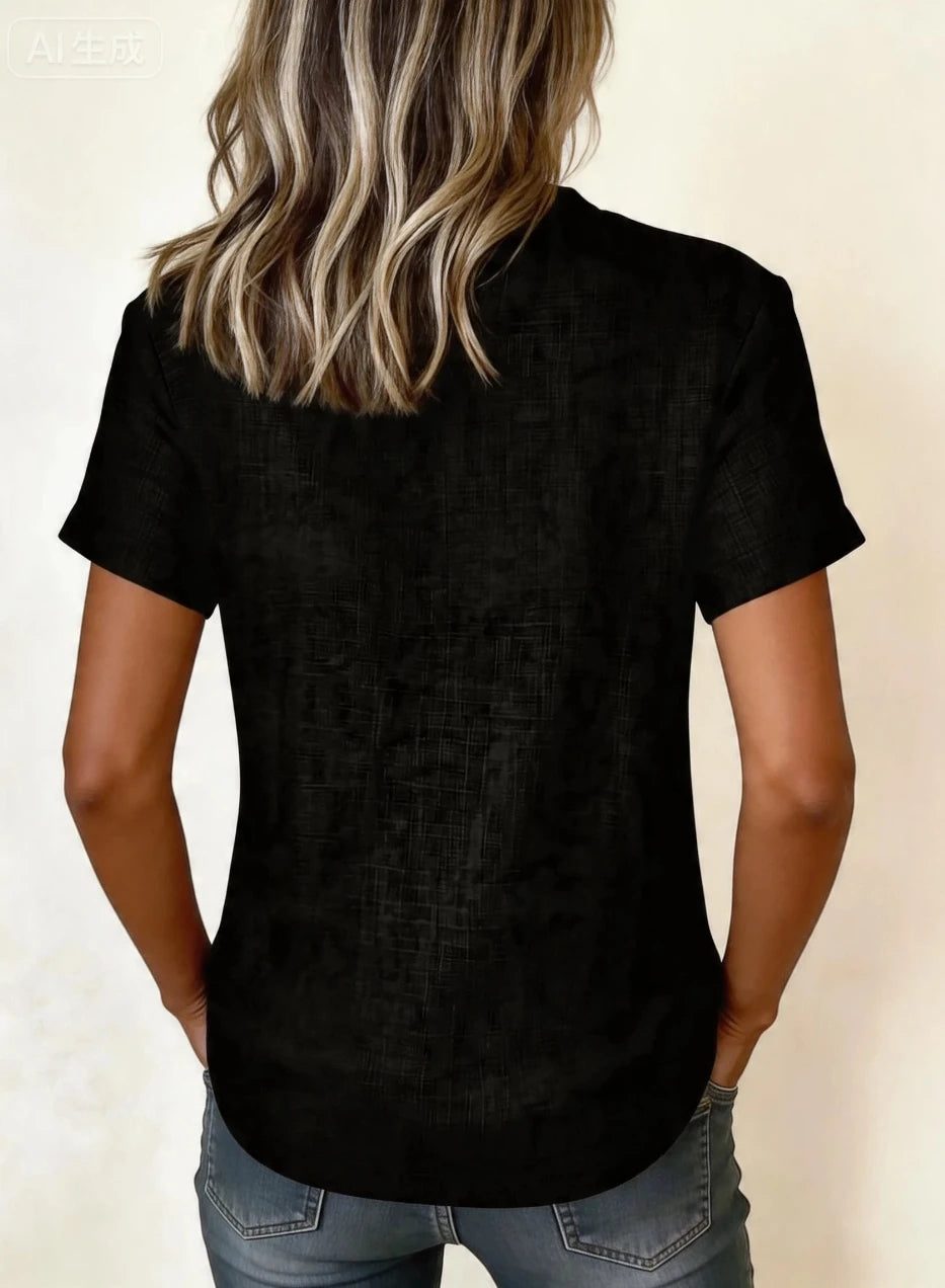 Lidia | Camicetta casual in lino