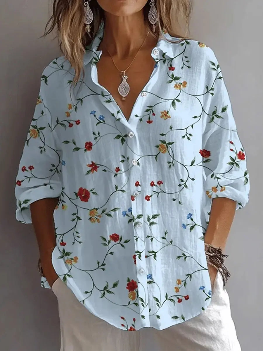 Serena | Camicetta casual a fiori