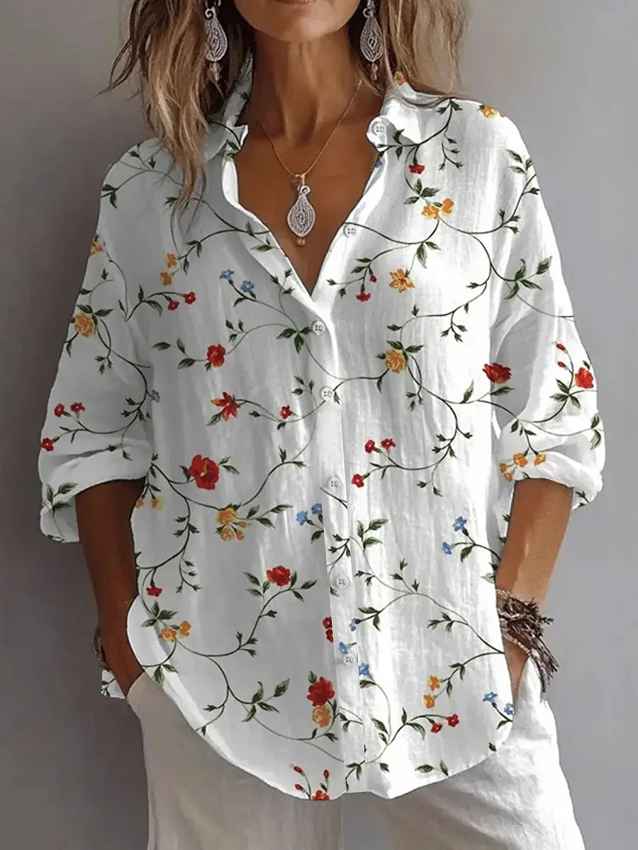 Serena | Camicetta casual a fiori