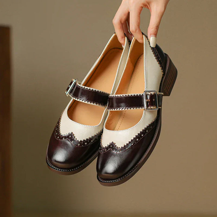 Miana Mary Janes in Pelle