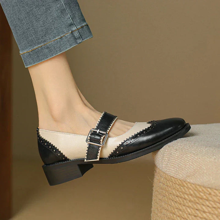 Miana Mary Janes in Pelle