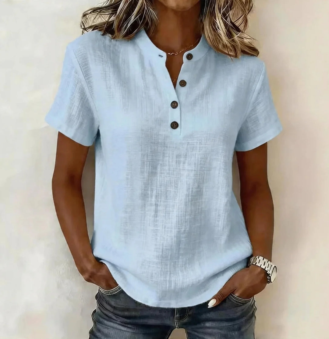 Lidia | Camicetta casual in lino
