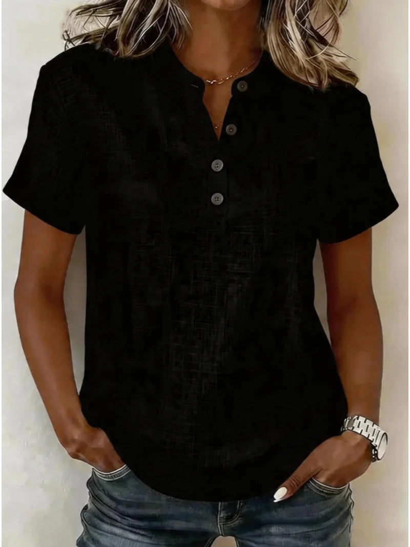 Lidia | Camicetta casual in lino